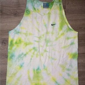 Nike vintage y2k Tie-Dye Tank Top size large swoosh